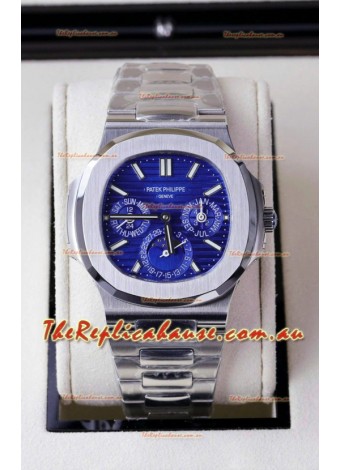 Patek Philippe Nautilus 5740 Perpetual Calendar Stainless Steel Purple Dial Swiss Replica Watch
