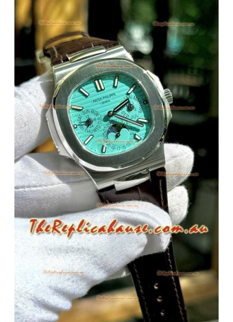 Patek Philippe Nautilus 5740 Perpetual Calendar Stainless Steel Green Dial Swiss Replica Watch