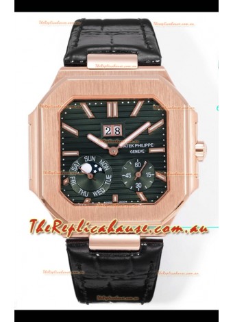 Patek Philippe Cubitus 5822 Rose Gold Casing Brown Dial Swiss Replica Watch