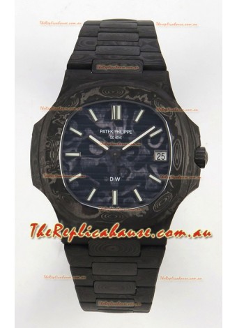 Patek Philippe Nautilus 5711 DiW Blue Carbon Dial 1:1 Mirror Swiss Replica Watch