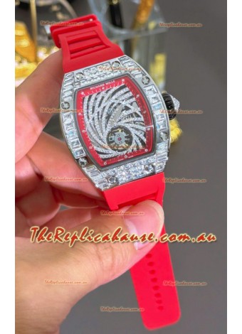 Richard Mille RM51-02 Stainless Steel Casing Watch in Mossanites Automatic Movement