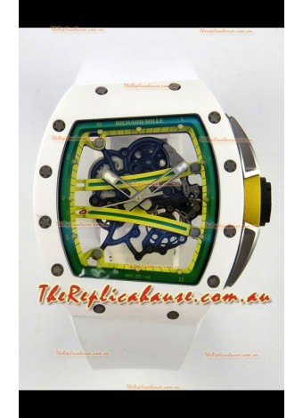 Richard Mille Super Clone RM061 Ceramic RMUL2 Edition Watch Green Dial