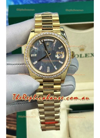 Rolex Day Date Presidential 18K Rose Gold Watch 40MM - Pearl Dial 1:1 Mirror Quality