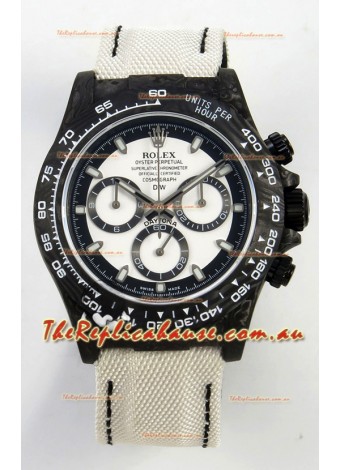 Rolex Daytona Super Clone DiW Cream Carbon V2 Edition Cal.4130 Movement Watch 