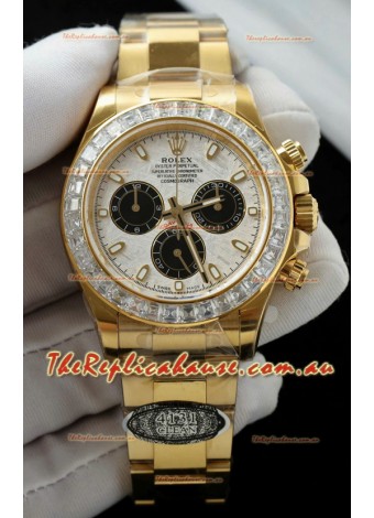 Rolex Daytona Super Clone 116519LN Meteorite Dial Cal.4131 Movement - Yellow Gold Casing