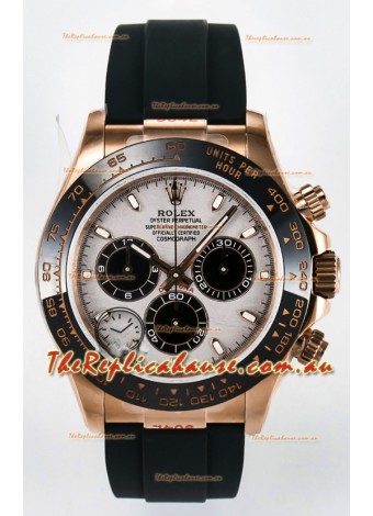 Rolex Daytona Super Clone 116518 Rose Gold Meteorite Dial Original Cal.4130 Movement