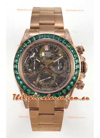 Rolex Daytona Super Clone "Artisans De Genève - Glacier" Edition Rose Gold Watch