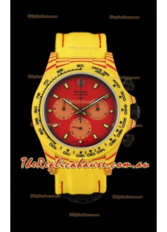 Rolex Daytona DiW Volcano Edition Watch - Forged Cabon Casing 1:1 Mirror Replica