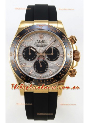 Rolex Daytona Super Clone 116518 Rose Gold Meteorite Dial Original Cal.4131 Movement