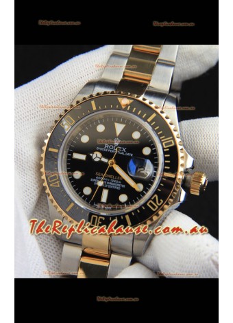 Rolex Sea Dweller Japanese Movement Replica Watch Two Tone Casing 43MM