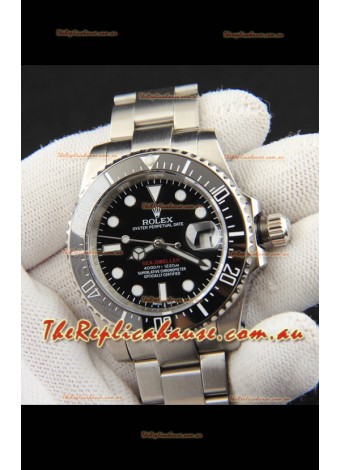 Rolex Sea Dweller Japanese Movement Replica Watch Black Dial 43MM