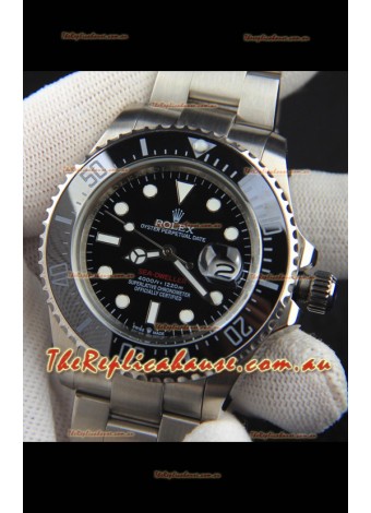 Rolex Sea Dweller Japanese Movement Replica Watch Black Dial 43MM