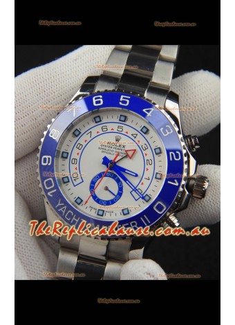 Rolex Yachtmater II Japanese Movement Replica Watch 44M Stainless Steel 