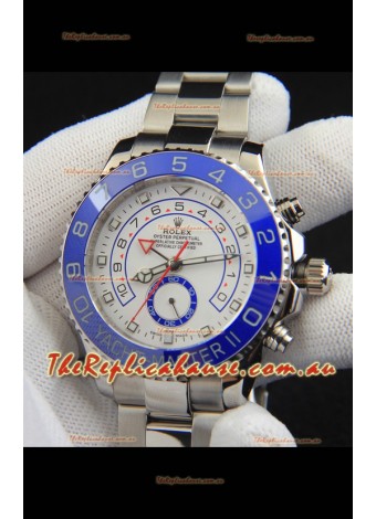 Rolex Yachtmater II Japanese Movement Replica Watch 44M Stainless Steel 