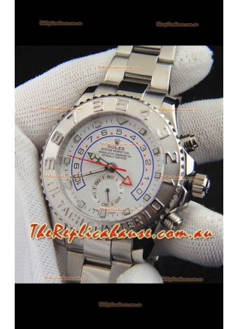 Rolex Yachtmater II Japanese Movement Replica Watch 44M Stainless Steel 