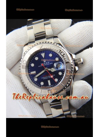 Rolex Yachtmaster Stainless Steel Japanese Replica Watch - 40MM - Blue Dial 