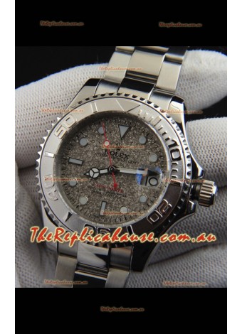 Rolex Yachtmaster Stainless Steel Japanese Replica Watch - 40MM - Grey Dial 