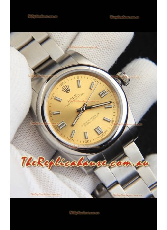 Rolex Oyster Perpetual Japanese Movement Replica Watch 36MM - Champange Dial
