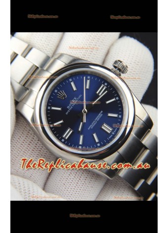 Rolex Oyster Perpetual Japanese Movement Replica Watch 36MM - Blue Dial