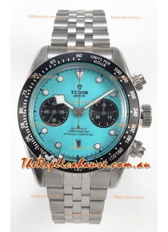 Tudor Super Clone Black Bay Chronograph Watch in Light Blue Dial