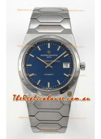 Vacheron Constantin Historiques 222 Super Clone 37MM Steel Casing Watch in Blue Dial