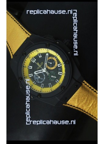 Hublot Big Bang Yellow Skeleton Swiss Quartz Watch 45MM