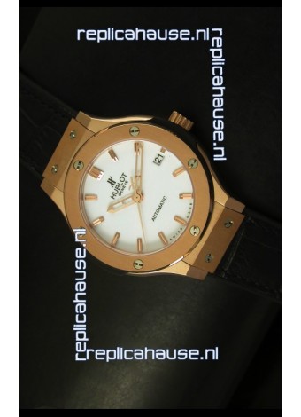 Hublot Classic Fusion 39MM Rose Gold Swiss Watch 