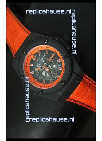 Hublot Big Bang Volcano Skeleton Swiss Quartz Watch 45MM