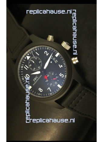 IWC Pilot Top Gun Chronograph Swiss Watch - 1:1 Mirror Replica Edition