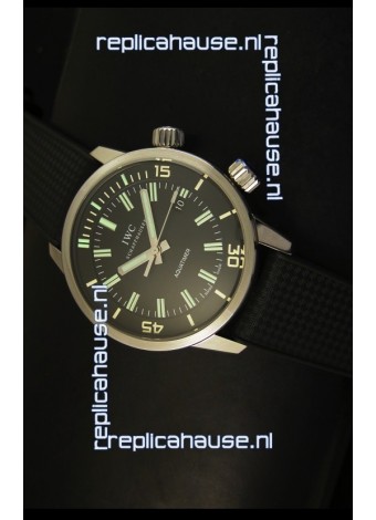 IWC Aquatimer Automatic Vintage 1967 Swiss Watch in Black Dial