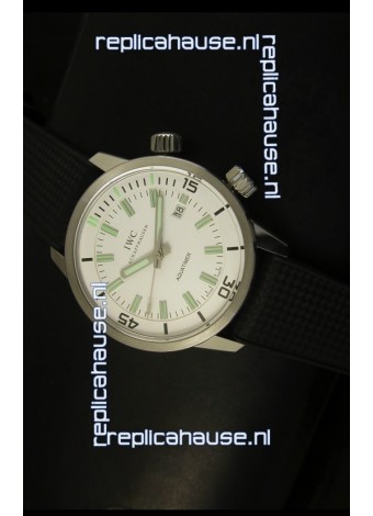 IWC Aquatimer Automatic Vintage 1967 Swiss Watch in White Dial