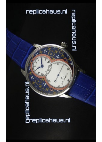 Jaquet Droz Grande Seconde Watch in Blue Grand Feu paillonné-enameled Dial
