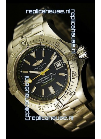 Breitling Avenger Seawolf Swiss Replica Watch in Yellow Seconds Hands - 1:1 Mirror Replica Watch