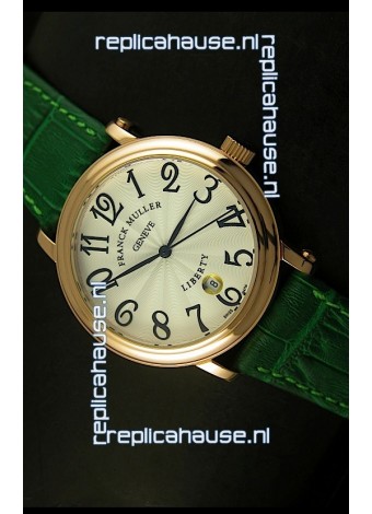 Franck Muller Master of Complications Liberty Japanese Watch in Green Strap