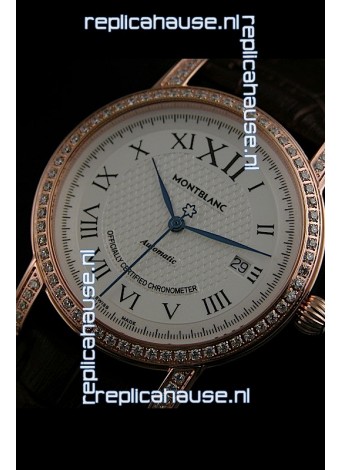 Mont Blanc Swiss Automatic Watch in Rose Gold
