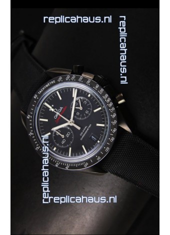 Omega Speedmaster Moon Watch Co-Axial Japanese Replica Watch Black Case Watch