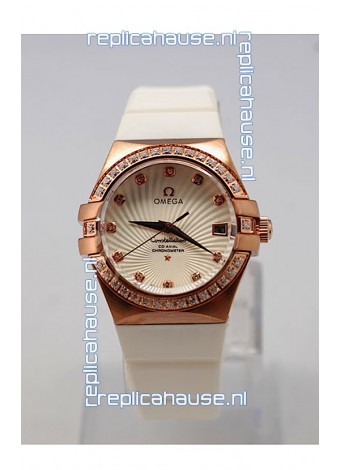 Omega Constellation Ladies Replica Watch - Quartz Movement - 35MM