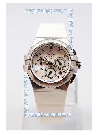 Omega Constellation Ladies Chronograph Replica Watch - 35MM