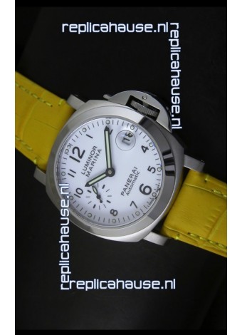 Panerai Luminor Marina PAM49 40MM Swiss Watch - Yellow Strap