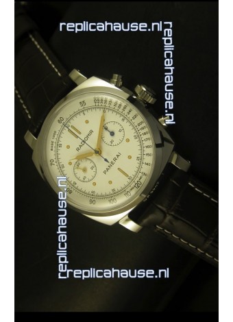 Panerai Radiomir PAM518 1940 Chronograph Watch - White Dial
