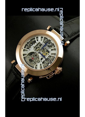 Cartier Ronde De Ladies Replica Watch in Decorated Skeleton Dial