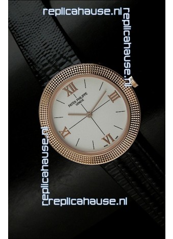 Patek Philippe Geneve Swiss Quartz in Rose Gold