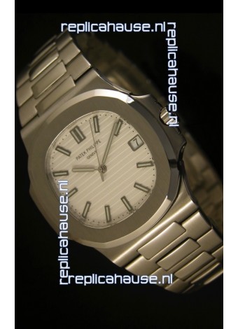 Patek Philippe Nautilus 5711 Jumbo Swiss Watch White - 1:1 Ultimate Mirror Replica