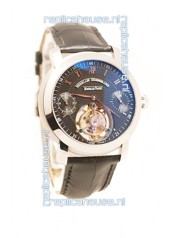 Audemars Piguet Jules Audemars Tourbillon Chronograph Swiss Watch in Black