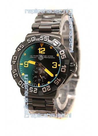 Tag Heuer Professional Formula 1 Japanese Replica Watch in Black Dial
