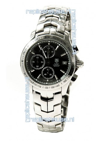 Tag Heuer Link 200 Meters Japanese Replica Quartz Watch in Black Dial