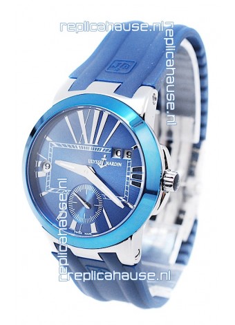 Ulysse Nardin Executive Dual Time Blue Lady's Watch