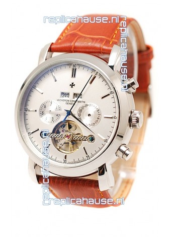 Vacheron Constantin Malte Tourbillon Japanese Watch in Brown Strap