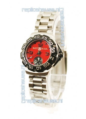 Tag Heuer Professional Formula 1 Japanese Replica Watch in Red Dial