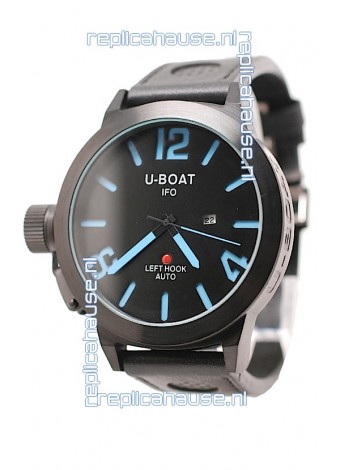 U-Boat Classico Japanese Replica PVD Watch in Blue Markers